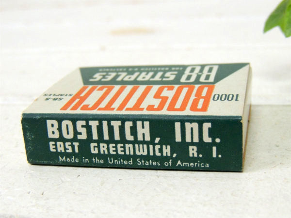 【BOSTITCH】デッドストック・ヴィンテージ・ホッチキス芯/紙箱/パッケージ USA