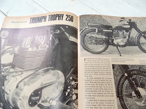 cycle guide 1968 カスタム ビンテージ・オートバイ雑誌・USA・モーターサイクル