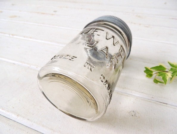 【Improved GEM】カナダ製・アンティーク・ガラスジャー/ガラス容器/保存ビン