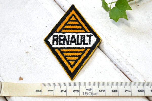 ルノー・RENAULT・フランス車・ヴィンテージ・アドバタイジング・ワッペン・刺繍・デッドストック