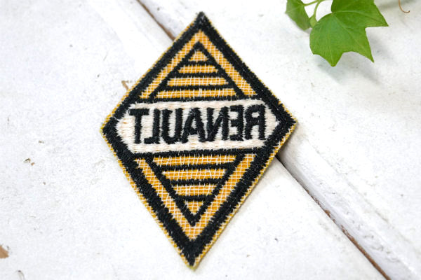 ルノー・RENAULT・フランス車・ヴィンテージ・アドバタイジング・ワッペン・刺繍・デッドストック