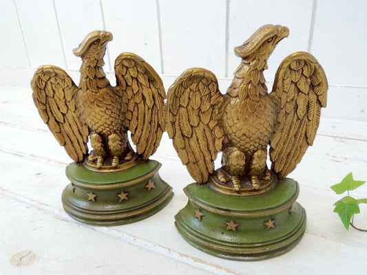 SEXTON イーグル・メタルキャスト・アンティーク&ビンテージ ブックエンド 本立て USA