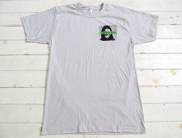 【GREEN FUZ】グリーンファズ・ライトグレーTシャツ&ステッカー&缶ホルダー・3点セット(M)