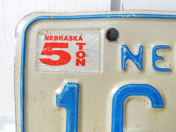 【ネブラスカ州・NEBR TRUCK・FARM】トラックナンバー・ヴィンテージ・ナンバープレート