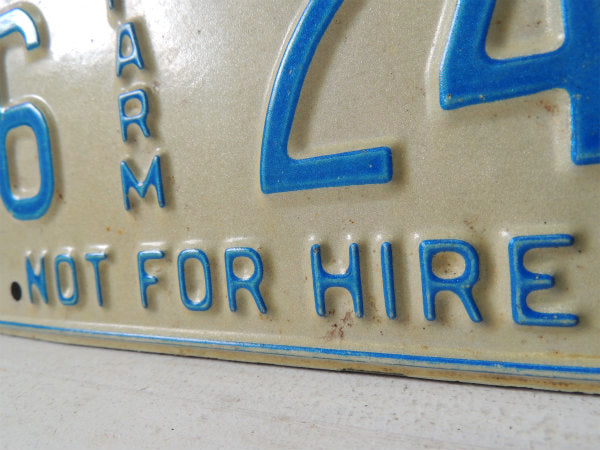 【ネブラスカ州・NEBR TRUCK・FARM】トラックナンバー・ヴィンテージ・ナンバープレート