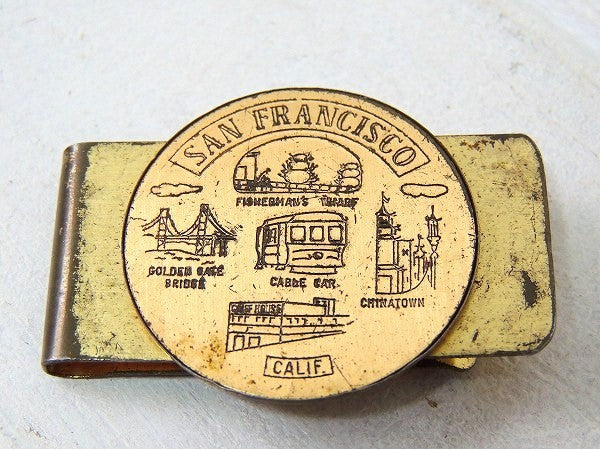 【サンフランシスコ】カリフォルニア・スーベニア・ヴィンテージ・マネークリップ USA