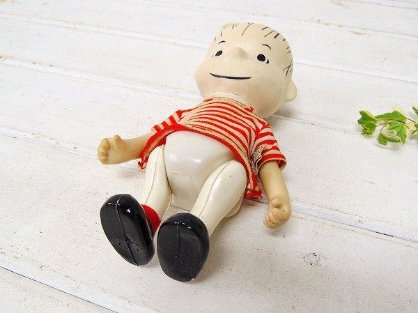 ライナス ピーナッツの仲間たち・1966年・ヴィンテージ・ポケットドール 人形