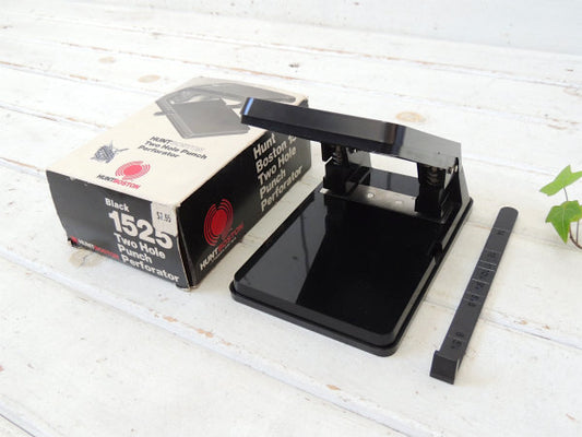 HUNT BOSTON ボストン・箱付き・ヴィンテージ・2つ穴 ペーパーパンチ 穴あけパンチ US