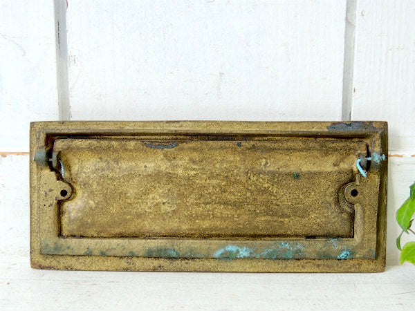 【MAIL】真鍮製・ヴィンテージ・レタースロット ・郵便受け・レターポスト USA