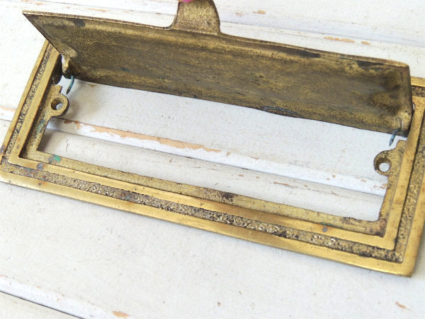 【MAIL】真鍮製・ヴィンテージ・レタースロット ・郵便受け・レターポスト USA