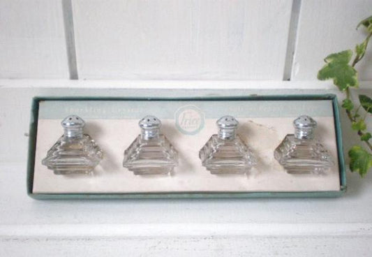 Irice　クリスタルガラスのデッドストック・ソルト&ペッパー