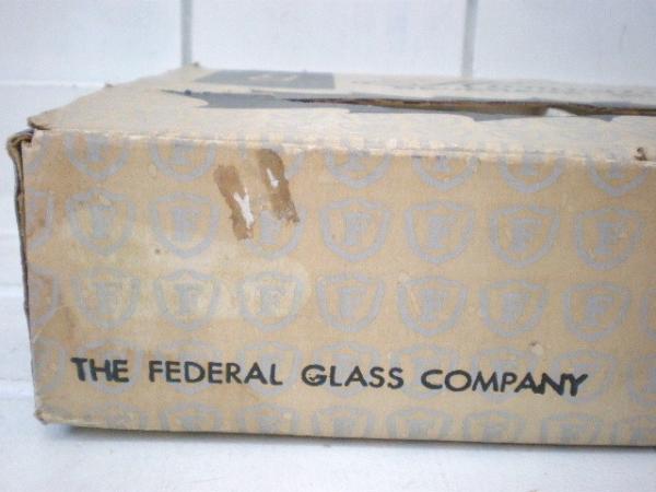 フェデラル社　デッドストック・ヴィンテージ・グラス・8個セット