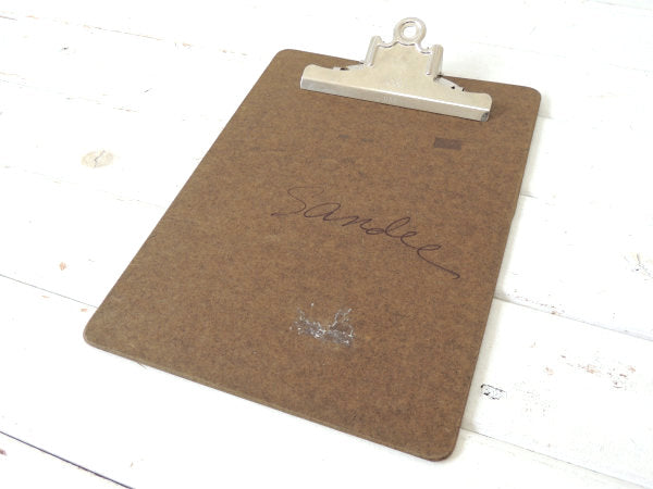 【A&W・ペンアト】USA・ヴィンテージ・クリップボード・バインダー・工業系