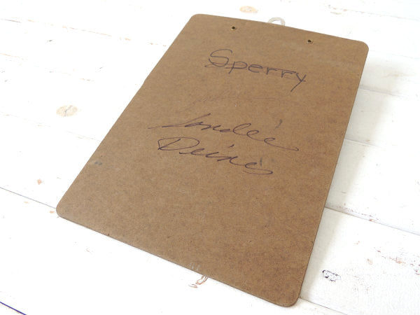 【A&W・ペンアト】USA・ヴィンテージ・クリップボード・バインダー・工業系