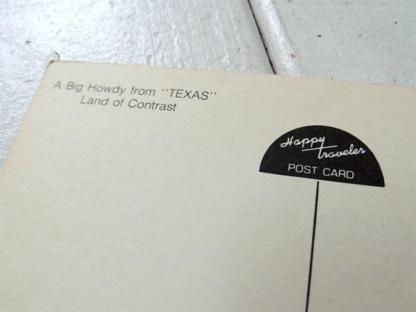 TEXAS・テキサス州 ★フラッグ・旗・1960s~1970s・ビンテージ・ポストカード・絵葉書
