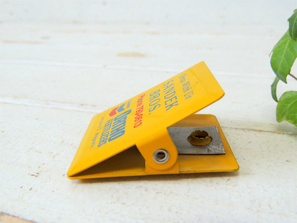 USA シェブロン CHEVRON マグネット付き ノベルティ ヴィンテージ ペーパー クリップ モーター系 ガレージ USA