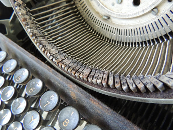 【Underwood】1930s~Leader・黒・アンティーク・タイプライター・ディスプレイ