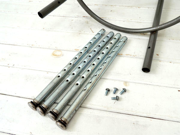 【MAYLINE】工業系のヴィンテージ・ラウンドスツール/チェア/ガレージスツール USA