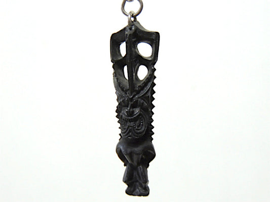 ティキ Tiki 黒 ハワイ デッドストック ヴィンテージ キーホルダー アクセサリー ハワイアナ