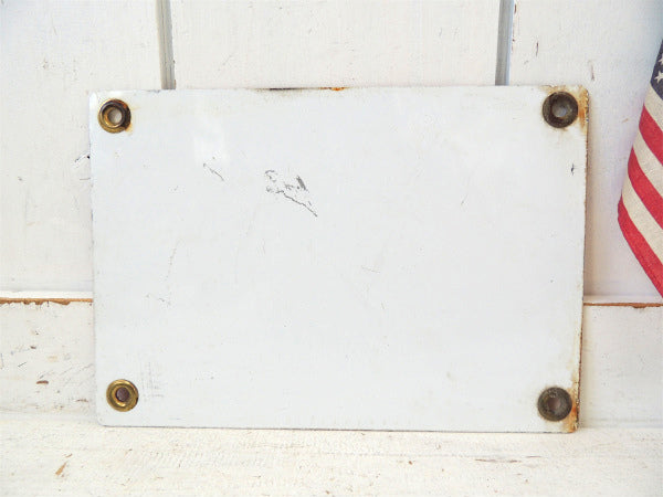 【WARNING・警告・GAS】ヴィンテージ・スチール製サイン/看板/USA