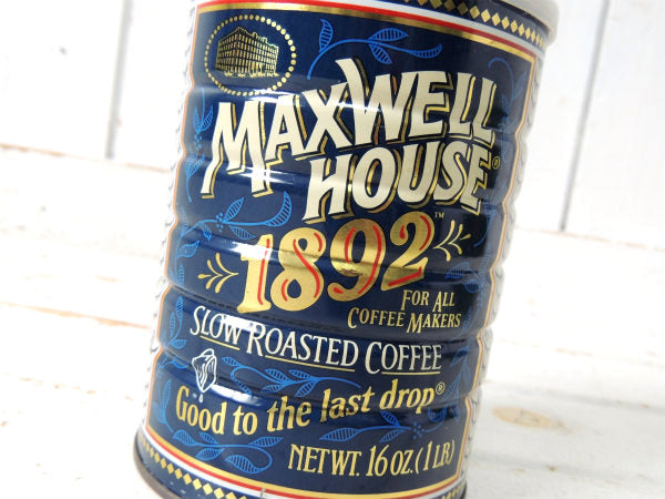 【MaxwellHouse・アメリカ】1892~コーヒー缶・COFFEE・ティン缶・蓋つき