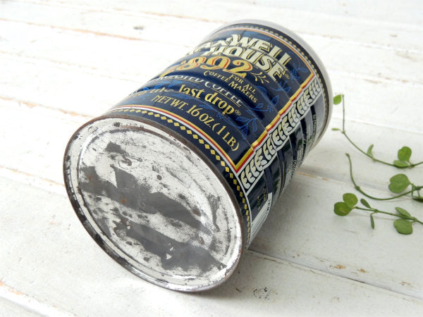 【MaxwellHouse・アメリカ】1892~コーヒー缶・COFFEE・ティン缶・蓋つき