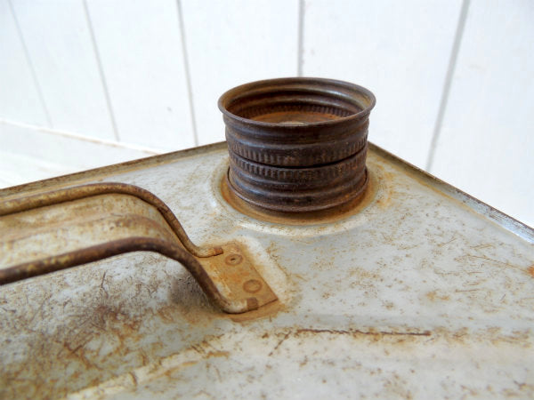 インペリアル・モーターオイル ガレージ・ブリキ製・ヴィンテージ・オイル缶・US アメ車