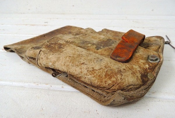 USA!レザー製・7ポケット・ツールポーチ・DIY/工具エプロン/ツールエプロン/ワークエプロン