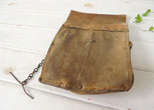 USA!レザー製・7ポケット・ツールポーチ・DIY/工具エプロン/ツールエプロン/ワークエプロン