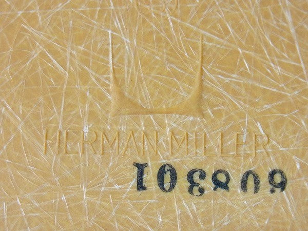 【ハーマンミラー】イームズ・ヴィンテージ・シェルサイドチェア・FRP・クリームイエロー　USA