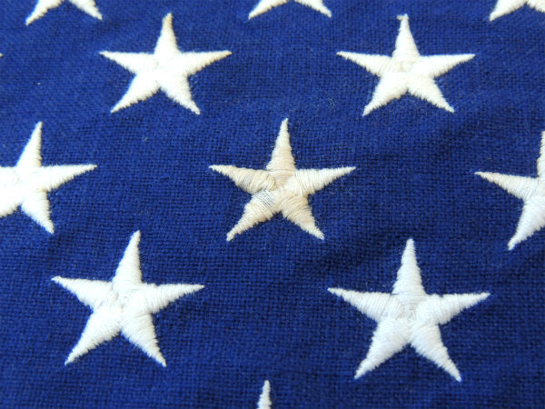 【アメリカ合衆国・50星・刺繍】ヴィンテージ・星条旗・アメリカンフラッグ・US