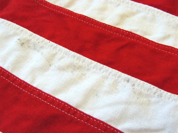 【アメリカ合衆国・50星・刺繍】ヴィンテージ・星条旗・アメリカンフラッグ・US