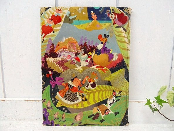 【ふしぎの国のアリス】ディズニー・初版・ヴィンテージ・絵本/大判サイズ USA