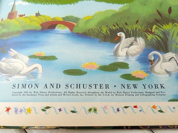 【ふしぎの国のアリス】ディズニー・初版・ヴィンテージ・絵本/大判サイズ USA