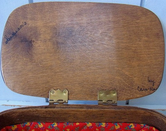 【Caro-Nan】1967年・トラベルシリーズ・アンティーク・カロナンバスケット/カゴバッグ