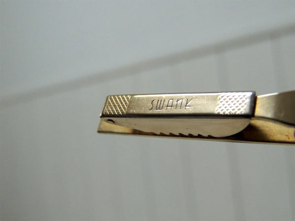 【SWANK社製・シンプルデザイン・ゴールド色】アンティーク&ヴィンテージ・タイピン