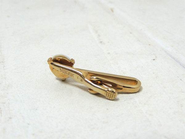 フリーメイソン 剣・立て爪・装飾・SWANK・ヴィンテージ・タイピン・ゴールドトーン