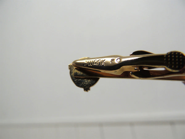 フリーメイソン 剣・立て爪・装飾・SWANK・ヴィンテージ・タイピン・ゴールドトーン