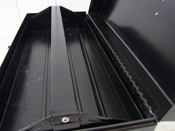 JCペニー チェッカーフラッグ・2段式・ヴィンテージ・ツールボックス ツールケース 工具箱 US