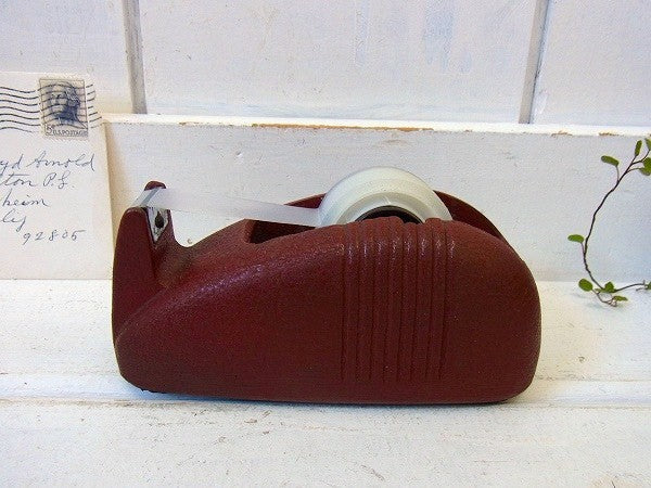 【Scotch/スコッチ】古いアイアン製・アンティーク・テープカッター　USA