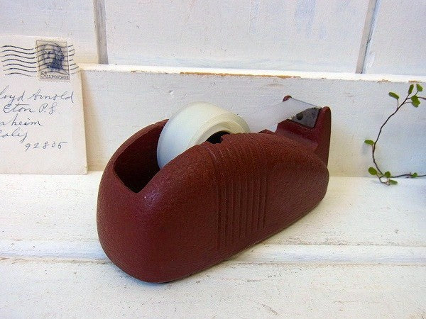 【Scotch/スコッチ】古いアイアン製・アンティーク・テープカッター　USA