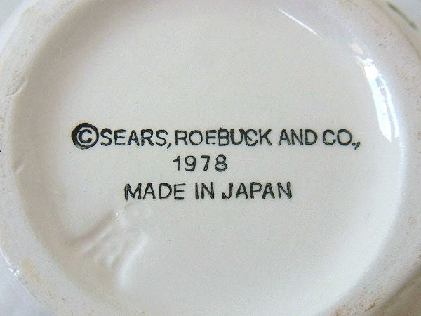 【Sears】シアーズ・きのこモチーフ・陶器製・70'sヴィンテージ・マグカップ USA