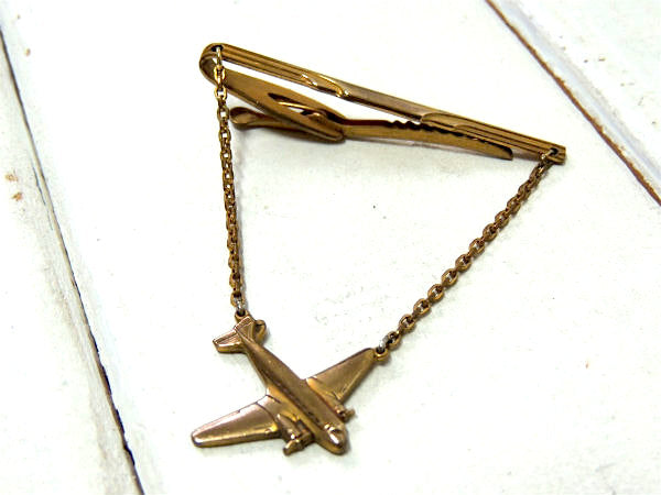 HICKOK 飛行機 航空機  USA アンティーク ヴィンテージ タイピン 1930年～40年代 第二次世界大戦