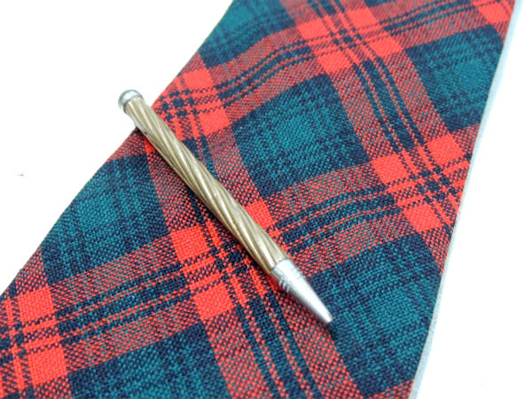 ペンシルモチーフ アンティーク&ヴィンテージ タイピン ゴールド&シルバーカラー アクセサリー