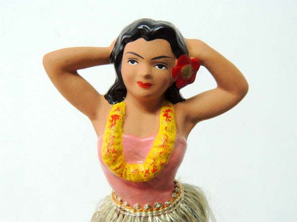 【aloha Hawaii】セラミック・50'sヴィンテージ・フラガール・ドール・人形・JAPAN