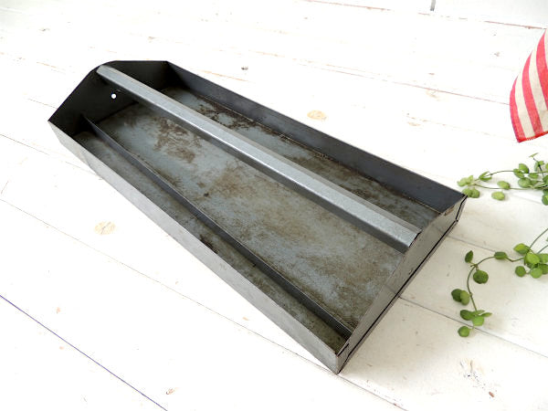 USA・スチール製・ヴィンテージ・ツールケース・工具箱・ツールバスケット・工業系