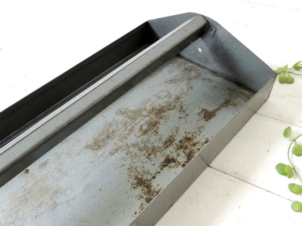 USA・スチール製・ヴィンテージ・ツールケース・工具箱・ツールバスケット・工業系