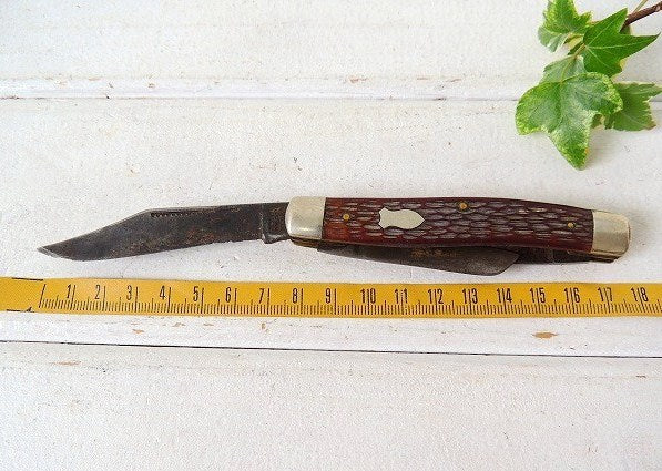 SCHRADE WALDEN ポケットナイフ・USA・ビンテージ・刃・キャンプ・アウトドア・ナイフ