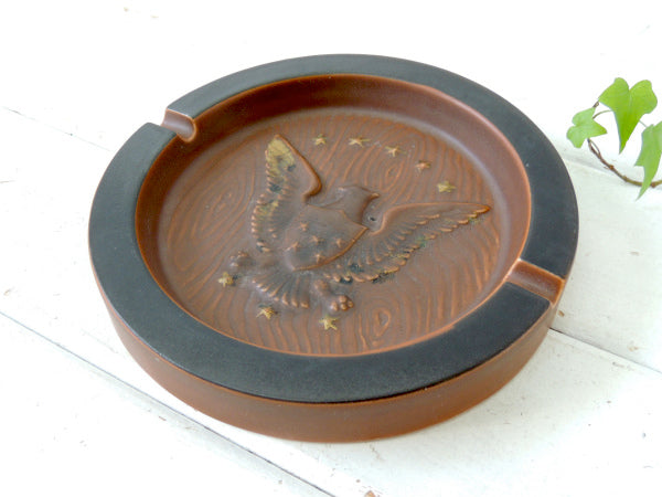 【US ARMY】ミリタリー・鷲・イーグル・陶器製・アンティーク・灰皿・アシュトレイ