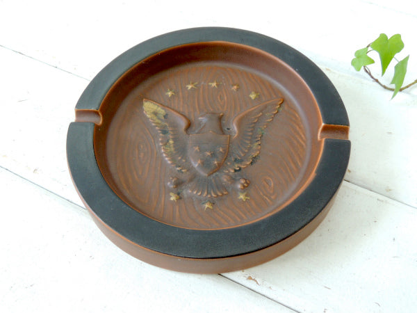 【US ARMY】ミリタリー・鷲・イーグル・陶器製・アンティーク・灰皿・アシュトレイ